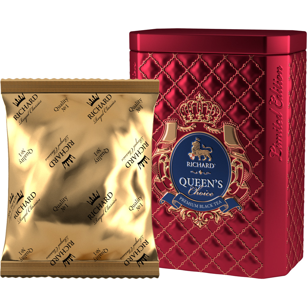 RICHARD KING'S & QUEEN'S CHOICE, Queen, flavoured loose leaf black tea, 80g