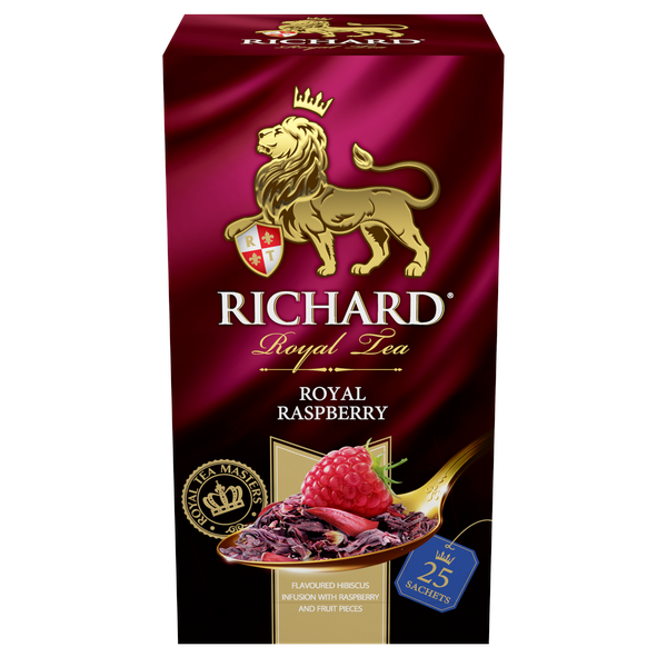Royal Raspberry, flavoured fruit-herbal tea in sachets, 25х1,5g
